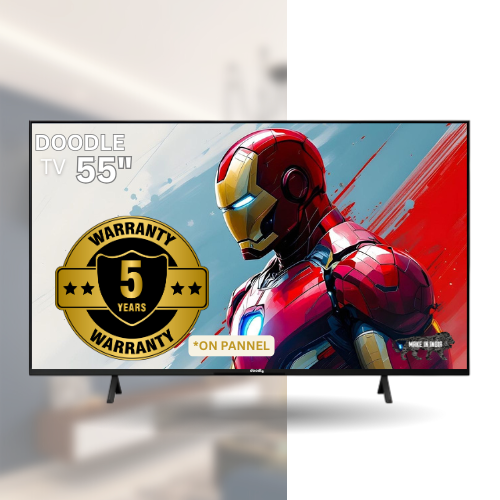 Doodle 55" HD Ready LED Smart Android TV | Voice Remote