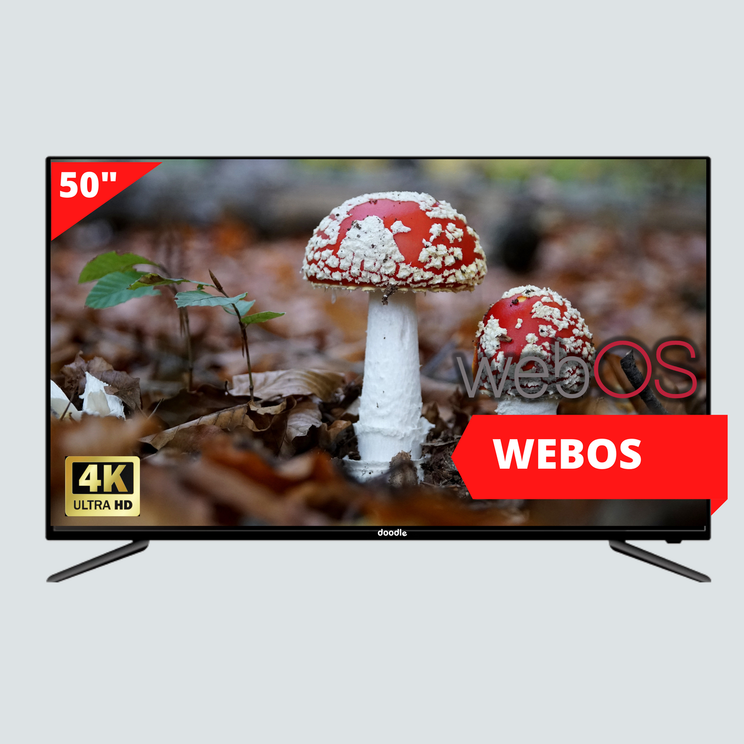 DOODLE 50" 4K Ultra HD Smart LED TV | Web OS