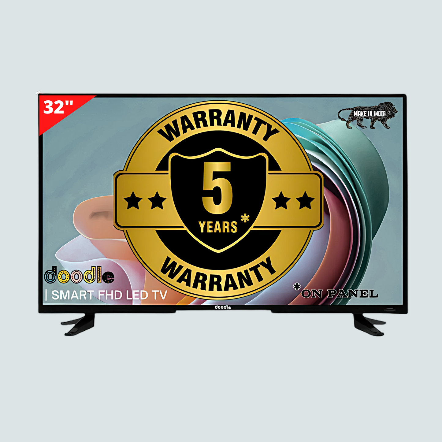 Doodle 32" Smart LED TV – HD Ready with Android OS.