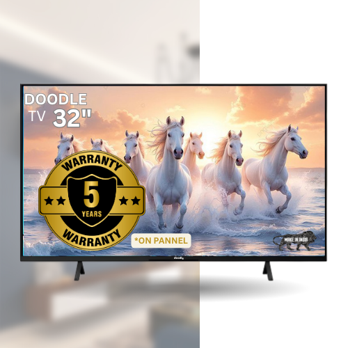 Doodle 32" Smart LED TV – Full HD with Android OS | Voice Remote
